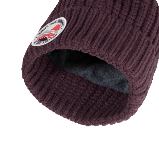 Jack Wolfskin POMPOM BADGE BEANIE K amaranth M - PeakStyle