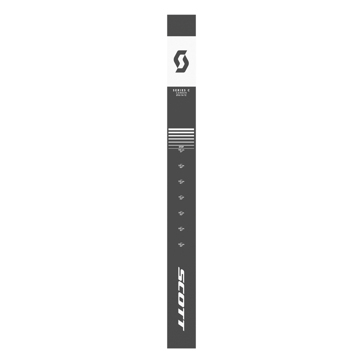 SCOTT Trek Carbon Trekkingstöcke – Black – Ansicht 3