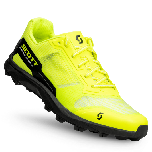 SCOTT Supertrac Speed RC Trailrunning-Schuh Damen – Black - Safety Yellow 1