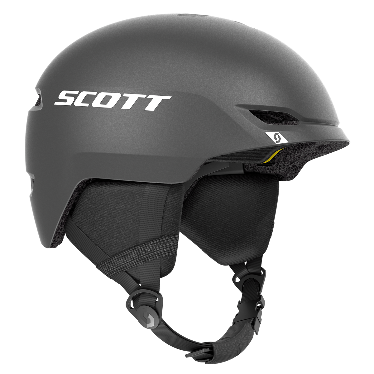 SCOTT Keeper 2 Plus Kinder-Skihelm Stealth Black – Ansicht 1