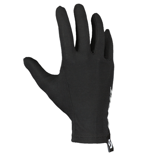 SCOTT Merino Liner Fingerhandschuhe – Black Oberseite