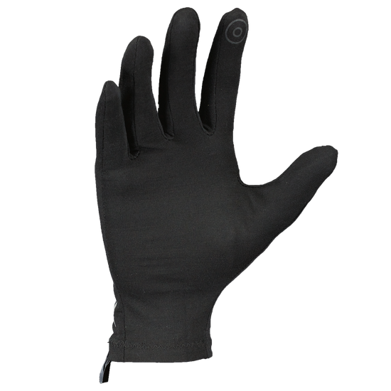 SCOTT Merino Liner Fingerhandschuhe – Black Handfläche