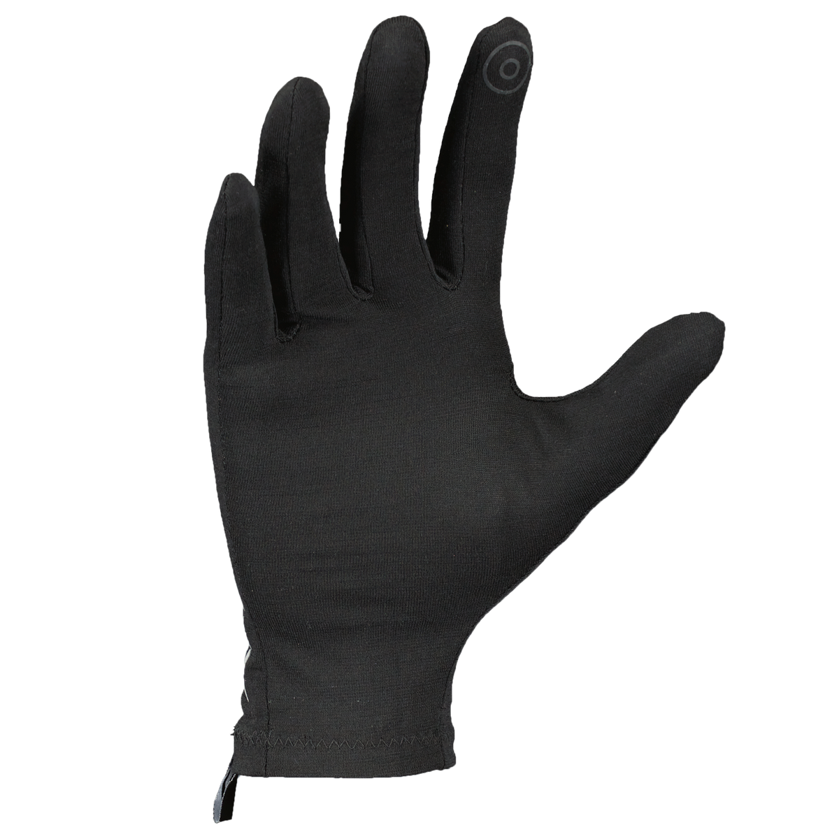 SCOTT Merino Liner Fingerhandschuhe – Black Handfläche