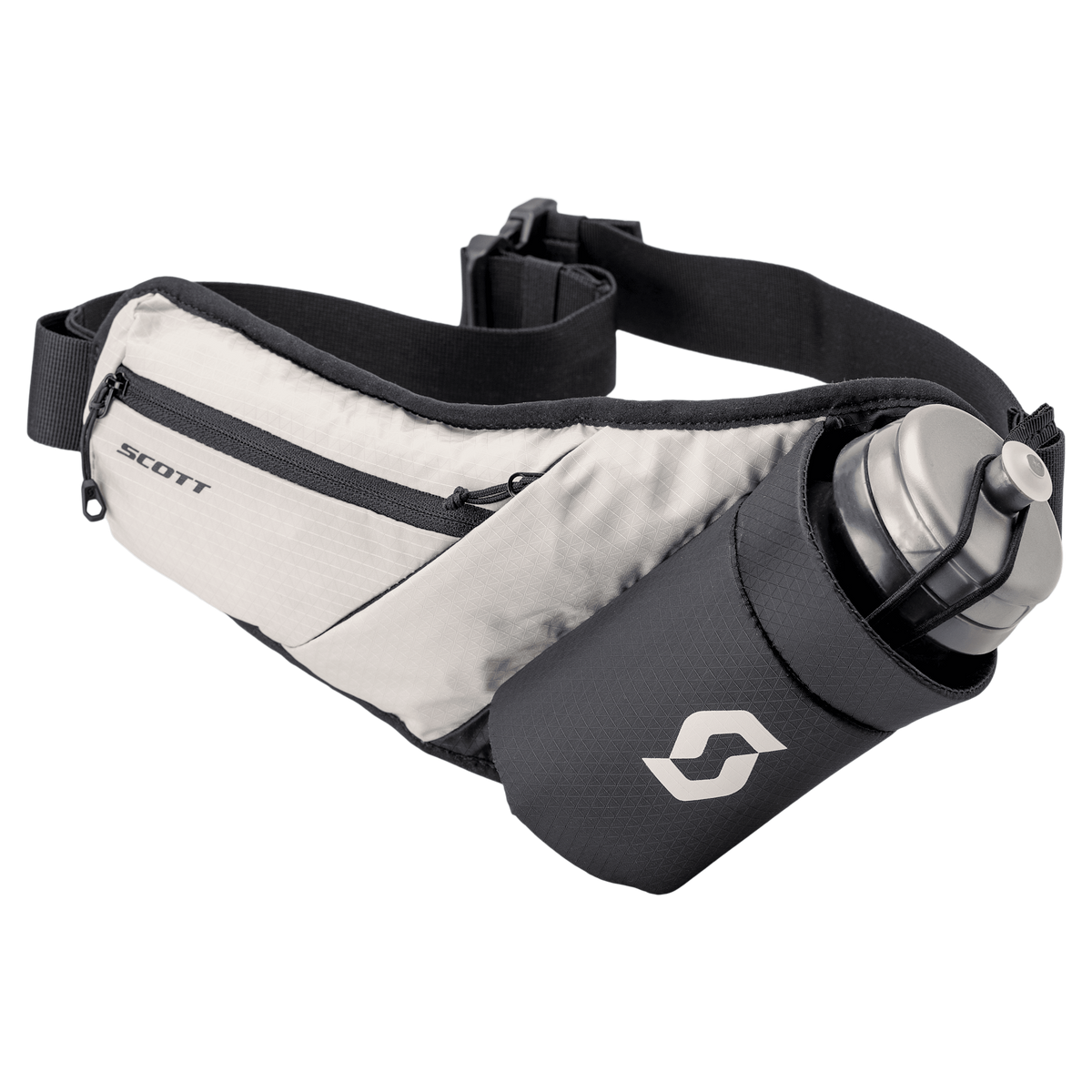 SCOTT Endurance Hydro TR' 1.5 Hüfttasche – Dust White - Black – Vorderansicht