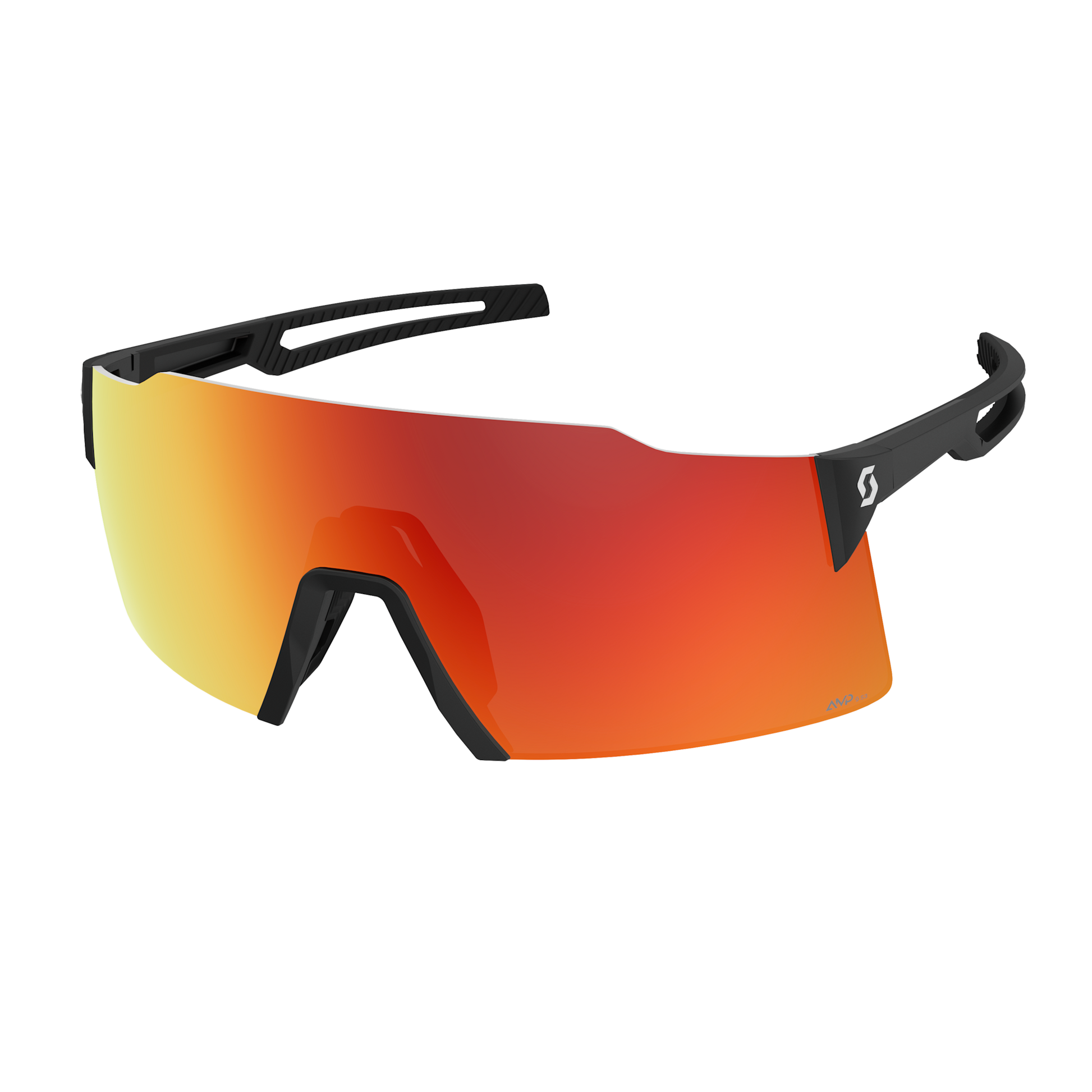 SCOTT Stride Sonnenbrille – Black / AMP Red Chrome S3