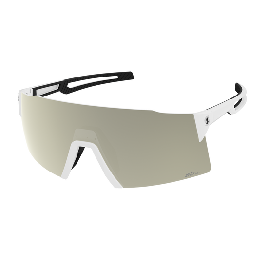 SCOTT Stride Compact Sonnenbrille – White / AMP White Chrome S2