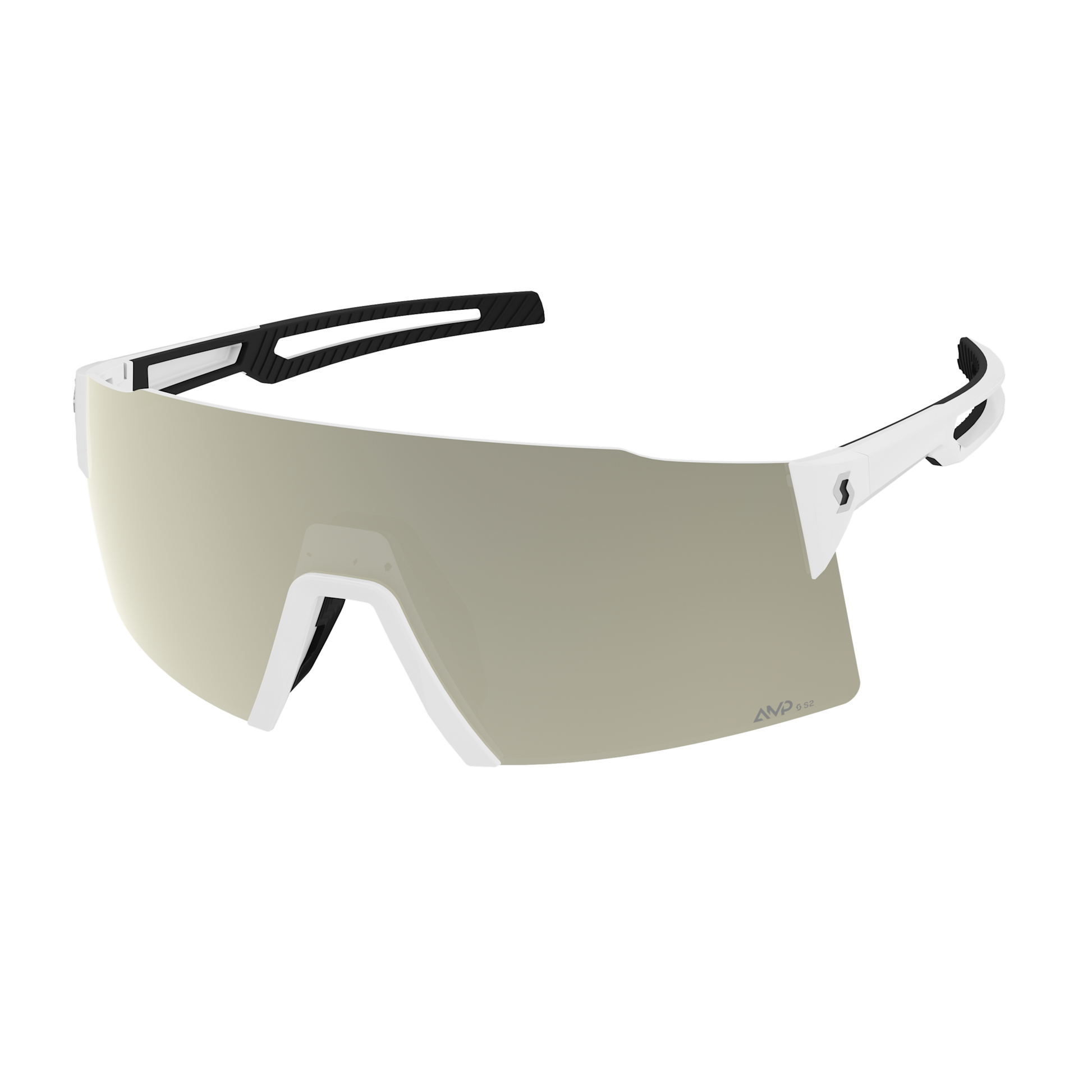 SCOTT Stride Compact Sonnenbrille – White / AMP White Chrome S2