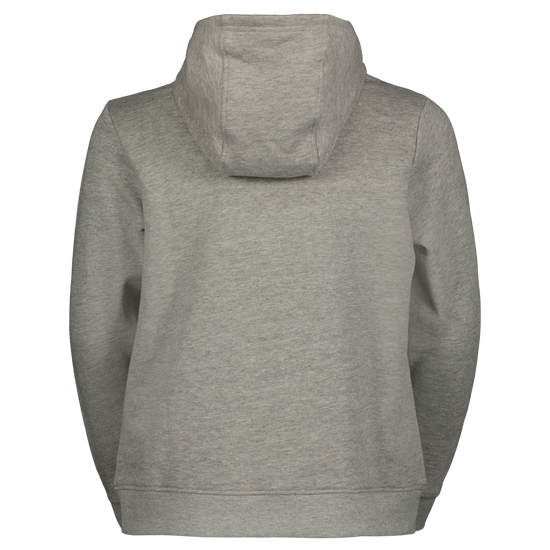 SCOTT Icon Hoodie Kinder – Grey Melange – Rückansicht