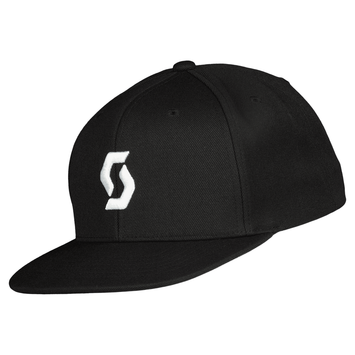 SCOTT Flat Brim Kappe – Black