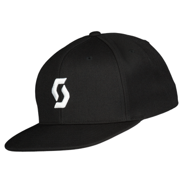 SCOTT Flat Brim Junior Kappe – Black