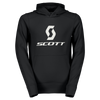 SCOTT Icon Hoodie Kinder – Black – Vorderansicht