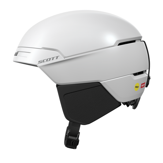 SCOTT Flow Pro Mips Skihelm White Seitenansicht