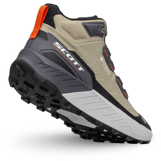 SCOTT Kinabalu 3 Mid GORE-TEX Trailrunning-Schuh Herren – Toast Beige - Dark Grey Seitenansicht