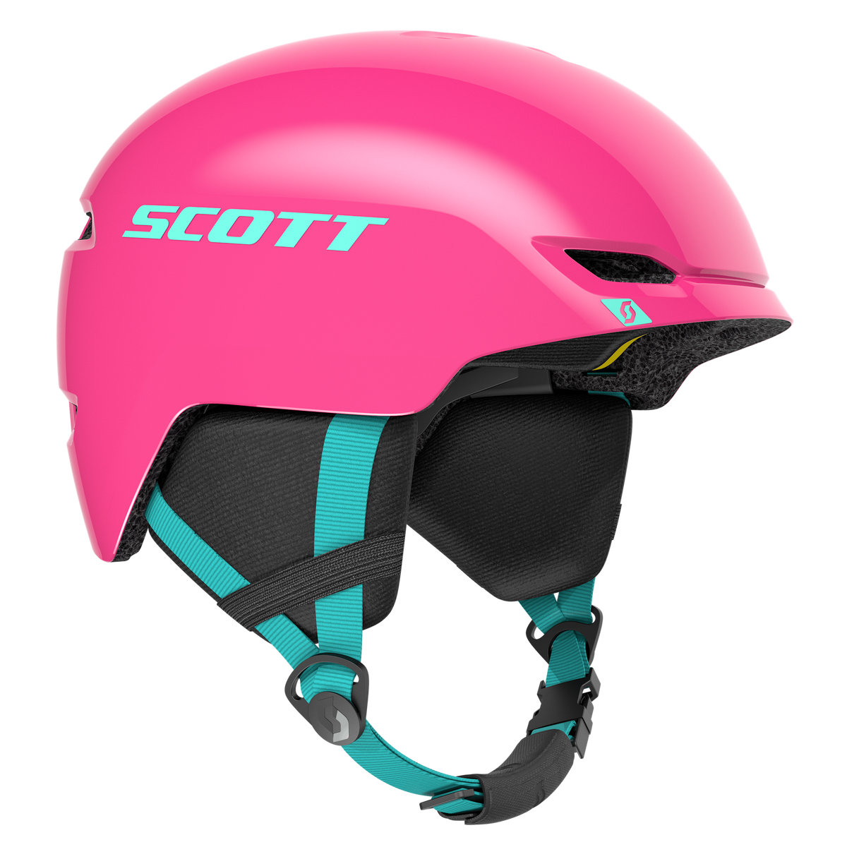 SCOTT Keeper 2 Plus Kinder-Skihelm Mint Green - Neon Pink – Ansicht 1