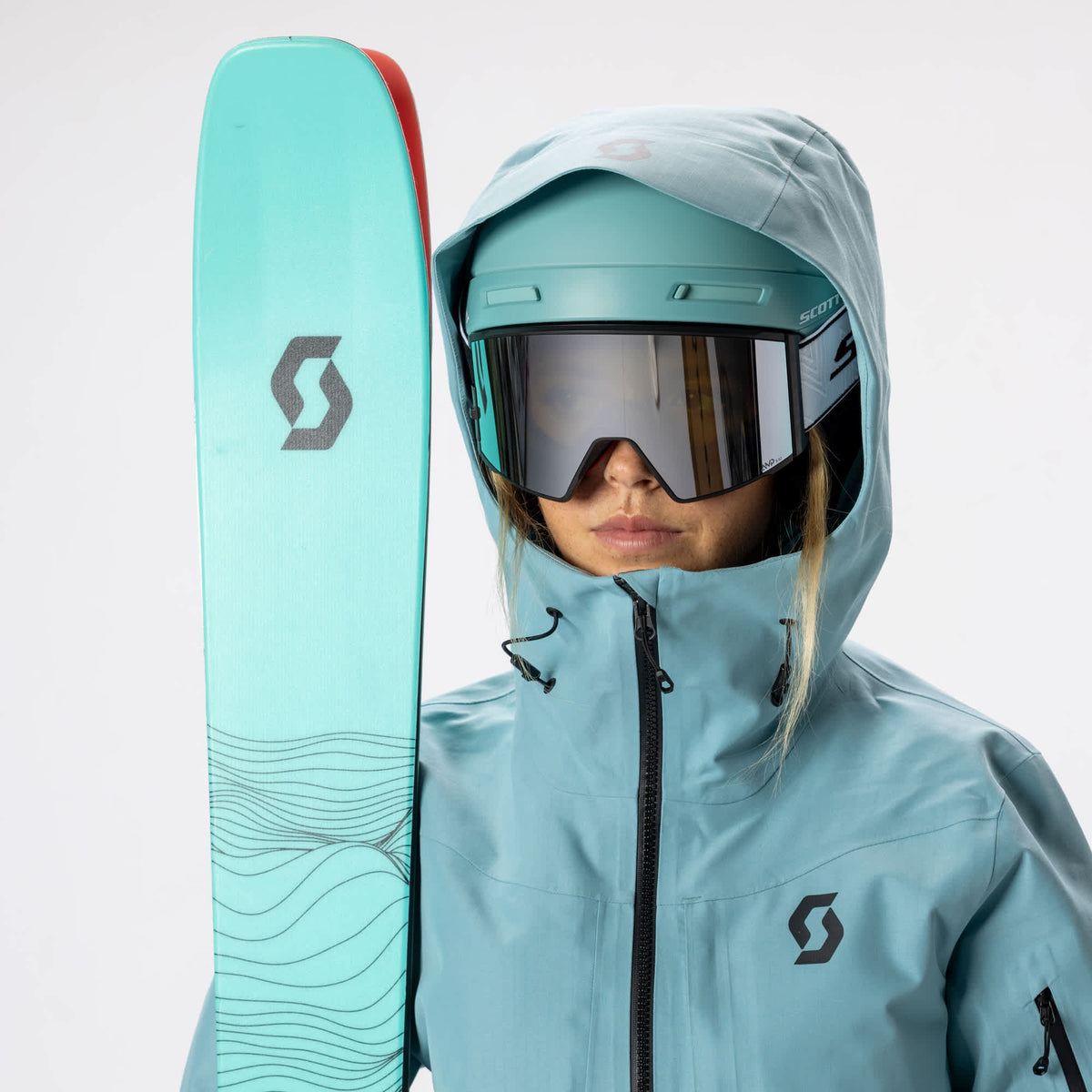 SCOTT Flow Pro Mips Skihelm im Einsatz 1