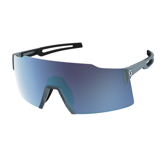 SCOTT Stride Sonnenbrille – Metallic Blue / AMP Beryl Blue Chrome S3