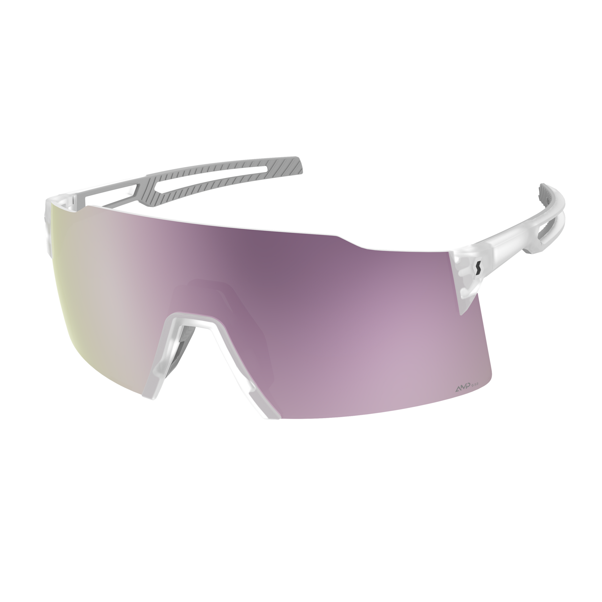 SCOTT Stride Sonnenbrille – Translucent / AMP Lavender Chrome S3