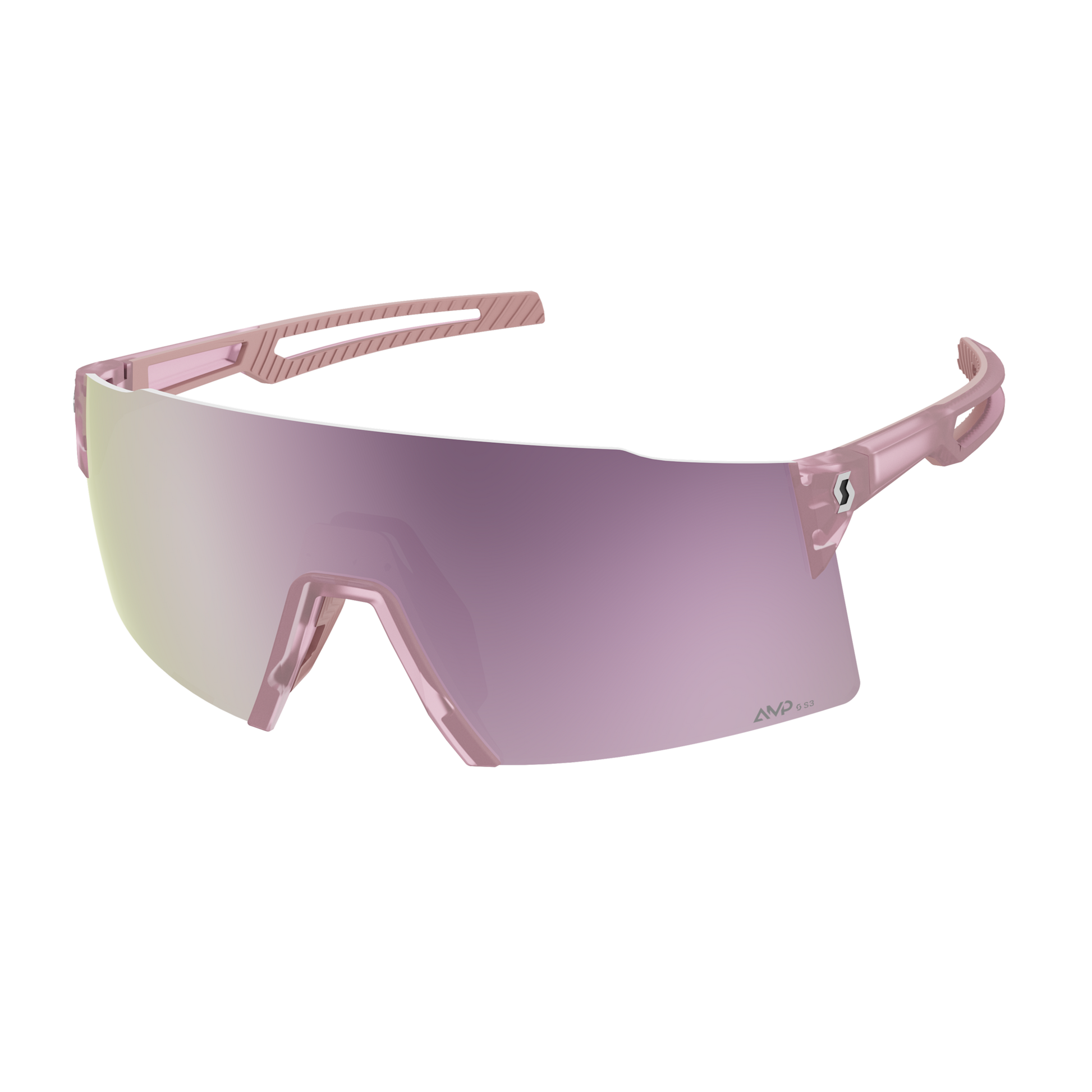 SCOTT Stride Compact Sonnenbrille – Light Pink / AMP Lavender Chrome S3