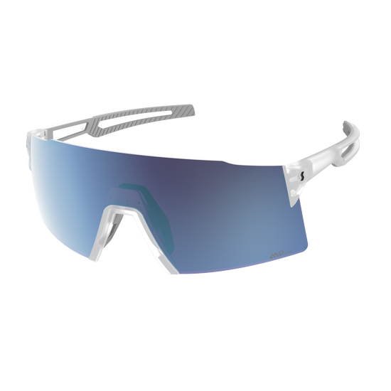 SCOTT Stride Compact Sonnenbrille – Translucent / AMP Beryl Blue Chrome S3