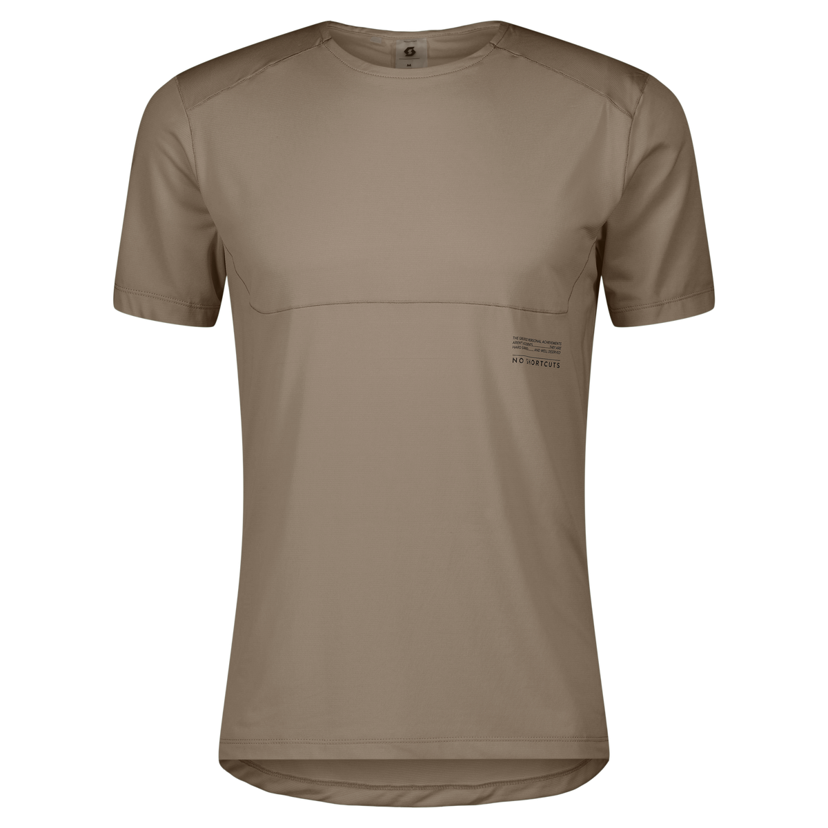 SCOTT Endurance Tech Kurzarmshirt Herren – Toast Beige – Vorderansicht