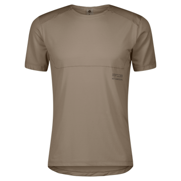 SCOTT Endurance Tech Kurzarmshirt Herren – Toast Beige – Vorderansicht