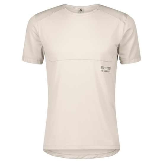 SCOTT Endurance Tech Kurzarmshirt Herren – Cotton White – Vorderansicht