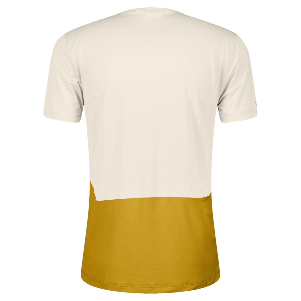 SCOTT Endurance Tech Kurzarmshirt Herren – Cotton White / Sundial Yellow – Rückansicht
