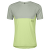 SCOTT Endurance Tech Kurzarmshirt Herren – Spray Grey / Acid Yellow – Vorderansicht