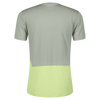 SCOTT Endurance Tech Kurzarmshirt Herren – Spray Grey / Acid Yellow – Rückansicht