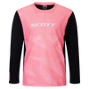 SCOTT Tee Vertic Delta LS für Kinder – Digital Pink – Hauptansicht