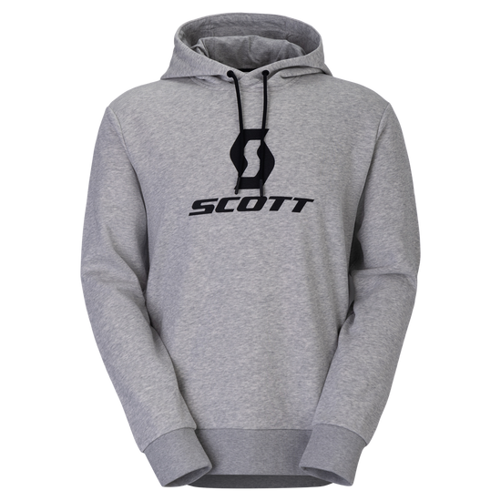 SCOTT Icon Long Sleeve Hoodie Herren – Grey Melange