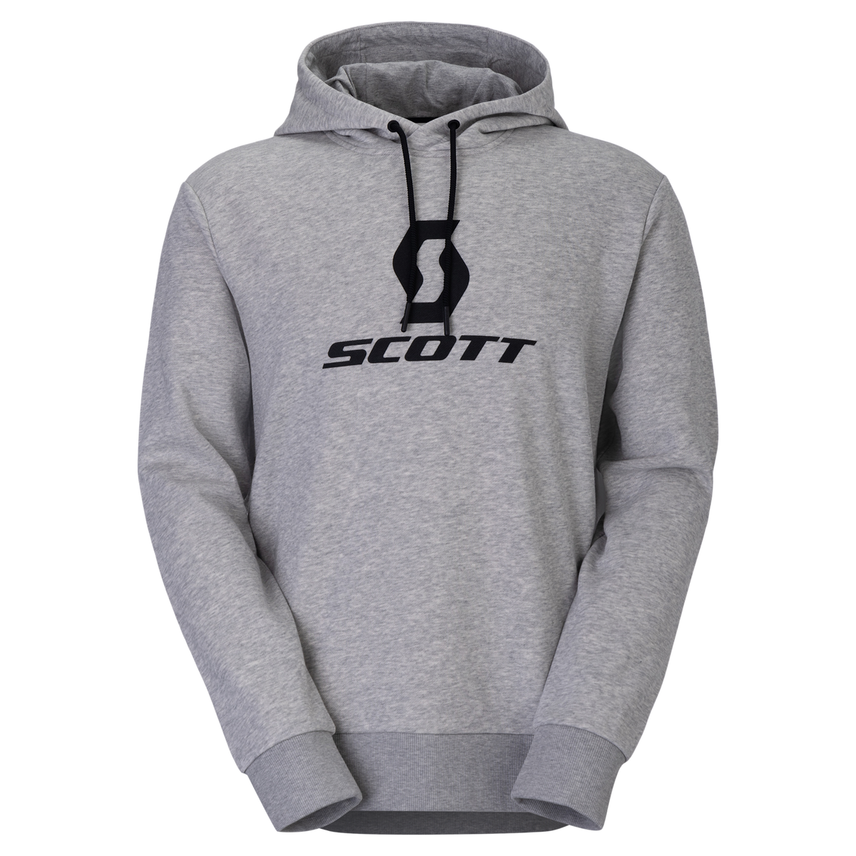 SCOTT Icon Long Sleeve Hoodie Herren – Grey Melange