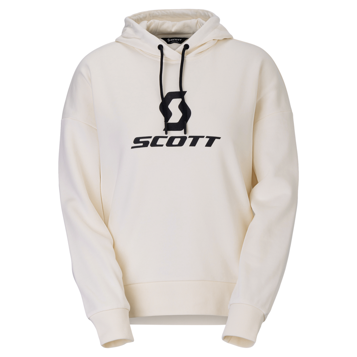SCOTT Icon Long Sleeve Hoodie Damen – Cotton White