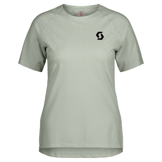 SCOTT Trail Vertic Pro Kurzarmshirt Damen - Spray Grey Vorderansicht