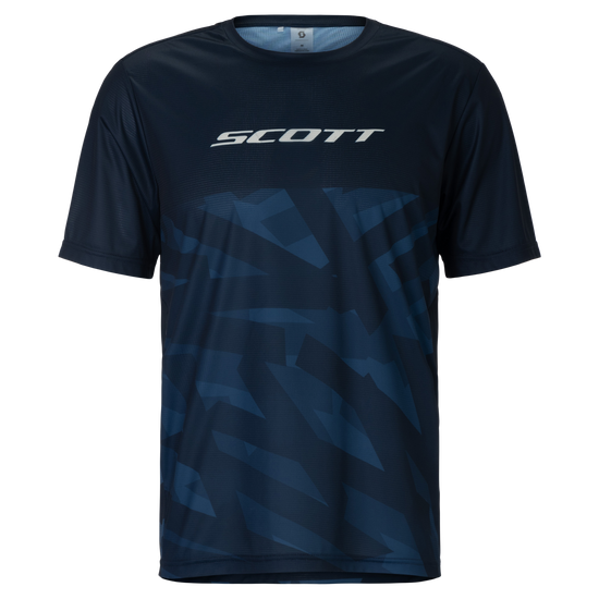 SCOTT Tee Vertic LT SS für Herren – Dark Blue – Ansicht 1