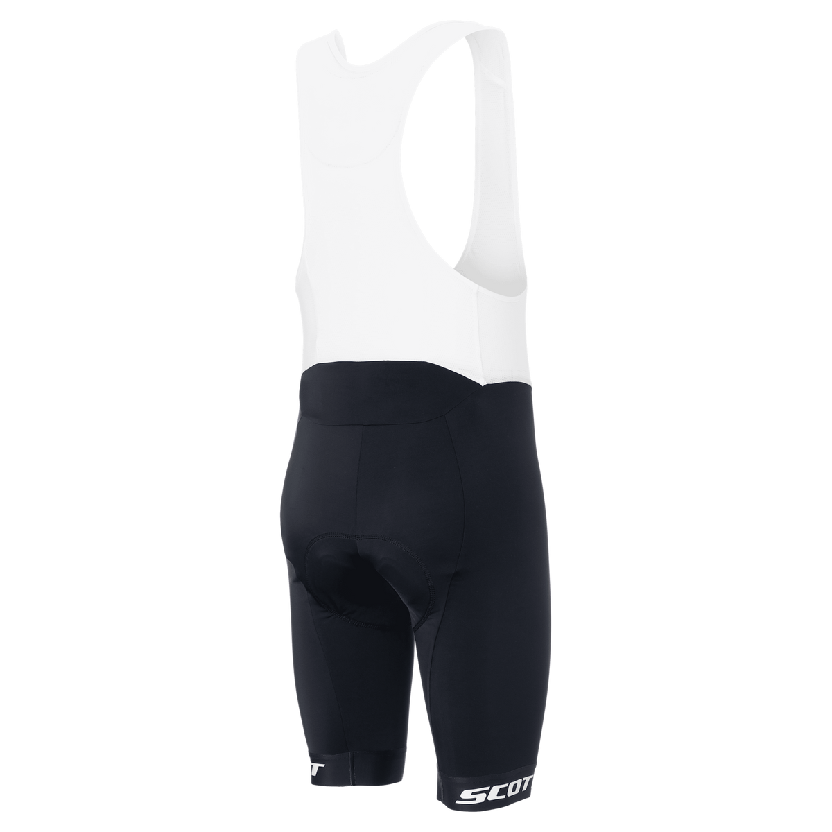 SCOTT Bib Shorts Endurance ++ Herren – Black - White – Rückansicht