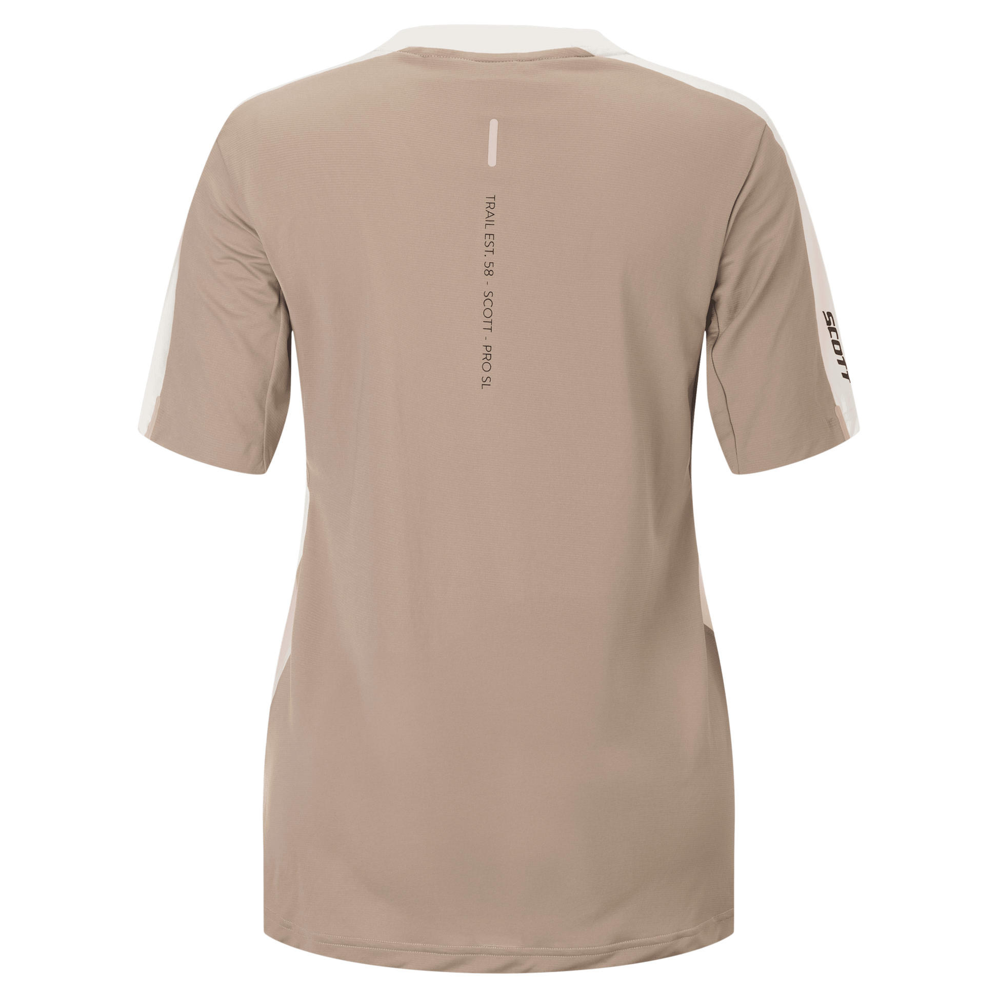 SCOTT Vertic Pro SL Short Sleeve Damen – Cotton White – Rückansicht