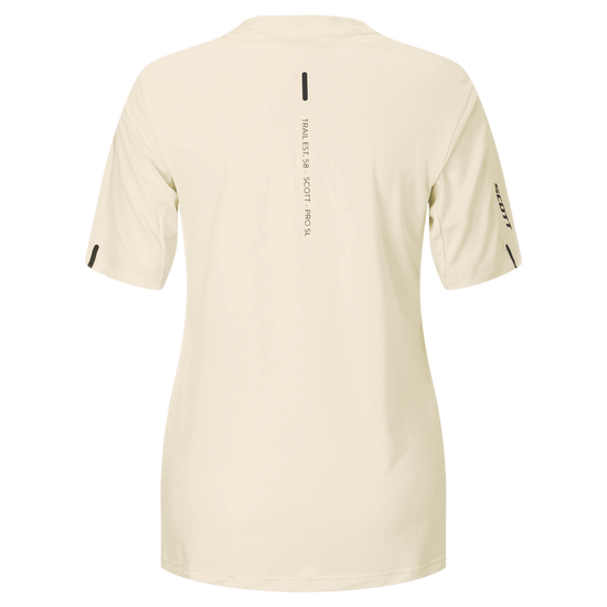 SCOTT Vertic Pro SL Short Sleeve Damen – Pastel Yellow – Rückansicht