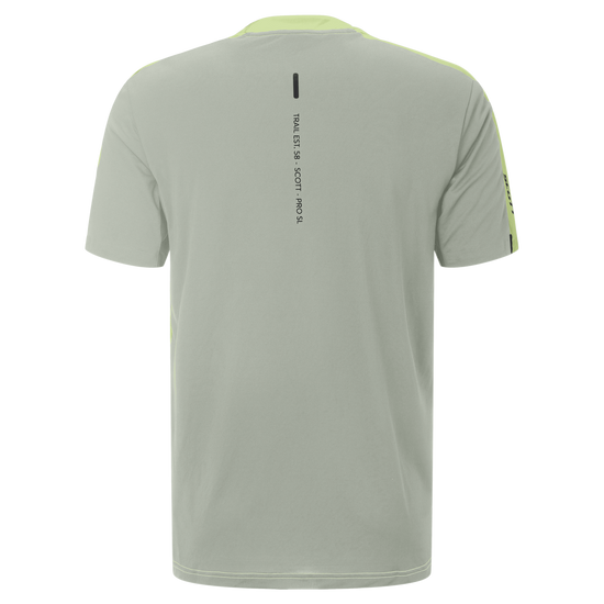 SCOTT Vertic Pro SL Kurzarmshirt für Herren – Acid Yellow – Produktansicht 2