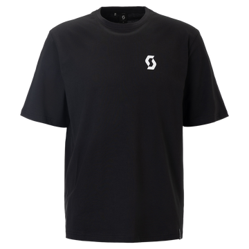 SCOTT Tee Authentic Short Sleeve Herren – Black – Vorderansicht
