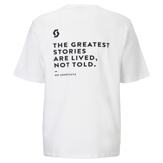 SCOTT Tee Authentic Short Sleeve Herren – White – Rückansicht