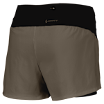 SCOTT W Endurance Tech Hybrid Shorts – Wood Grey - Black – Rückansicht