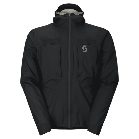 SCOTT Endurance SL Waterproof Laufjacke Herren – Black Vorderansicht
