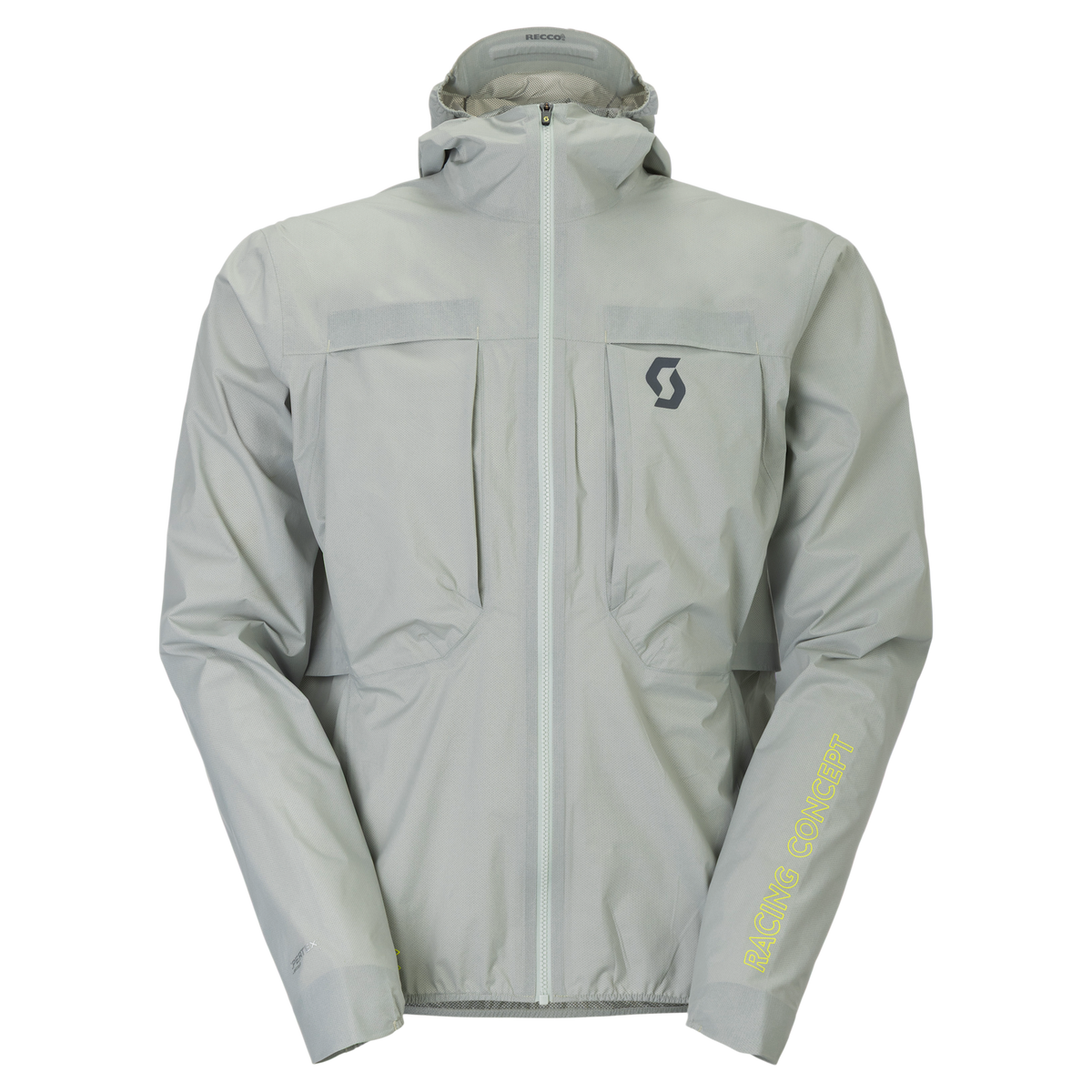SCOTT Endurance SL Waterproof Laufjacke Herren – Spray Grey Vorderansicht