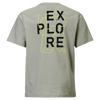 SCOTT Graphic Short Sleeve für Kinder – Spray Grey – Rückansicht
