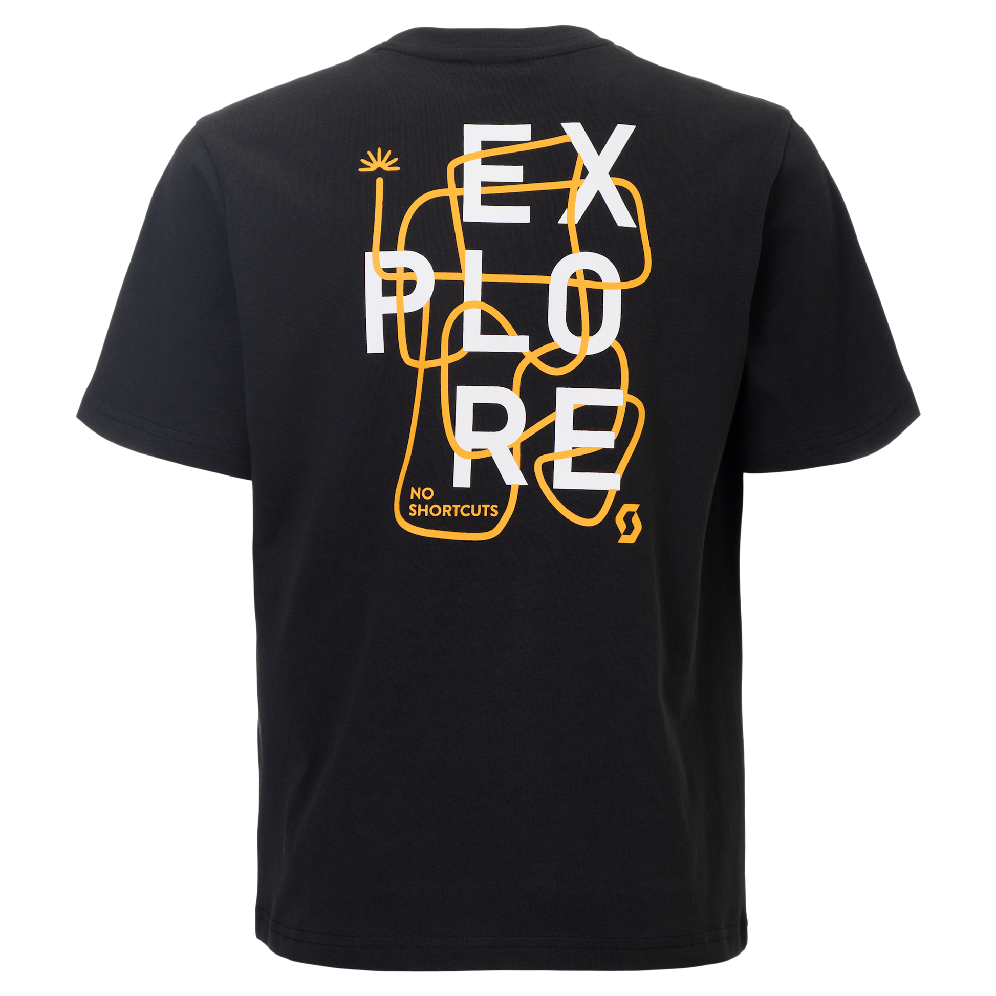 SCOTT Graphic Short Sleeve für Kinder – Black – Rückansicht