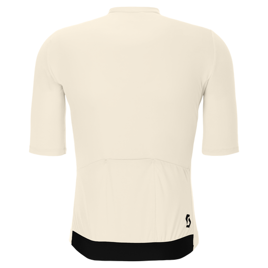 SCOTT Pro Kurzarmtrikot für Herren – Cotton White – Rückansicht