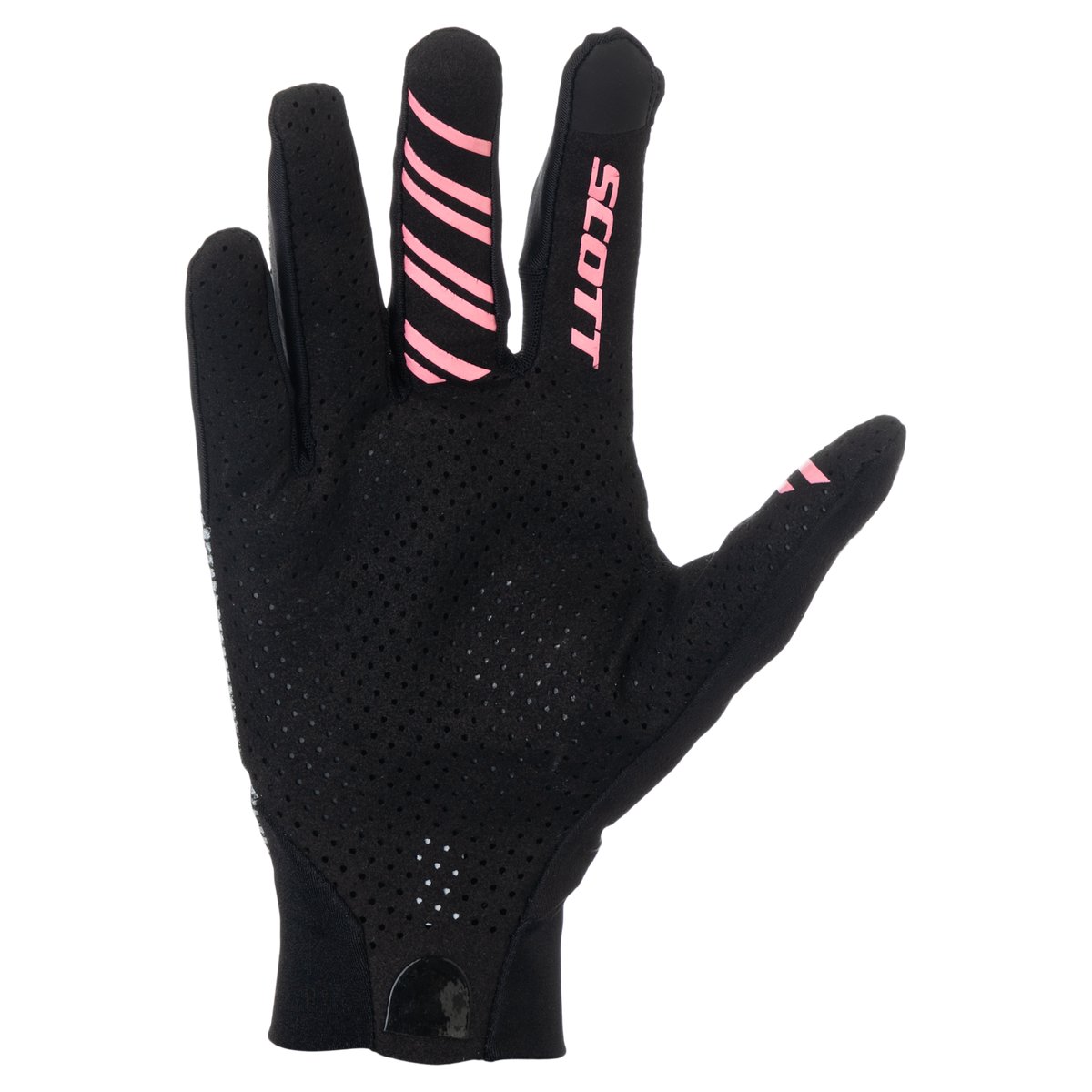 SCOTT Traction Langfinger-Fahrradhandschuhe – White - Black – Rückansicht