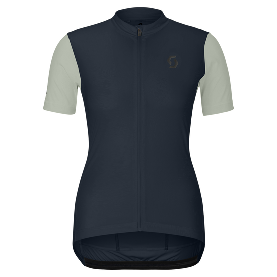 SCOTT Jersey Endurance Short Sleeve Damen – Dark Blue - Spray Grey – Vorderansicht