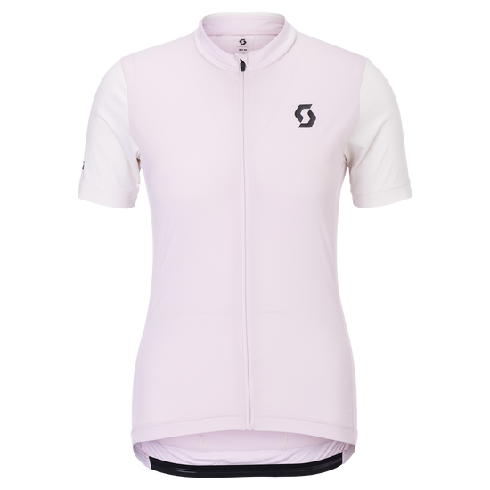 SCOTT Jersey Endurance Short Sleeve Damen – Bliss Pink - Cotton White – Vorderansicht